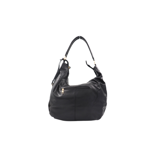 Blackcherry – Front Punch Hole Detail Shoulder Bag
